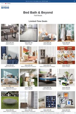 Weekly ad Bed Bath & Beyond 10/07/2024 - 10/16/2024