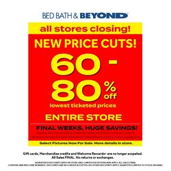 Weekly ad Bed Bath & Beyond 01/29/2024 - 02/22/2024
