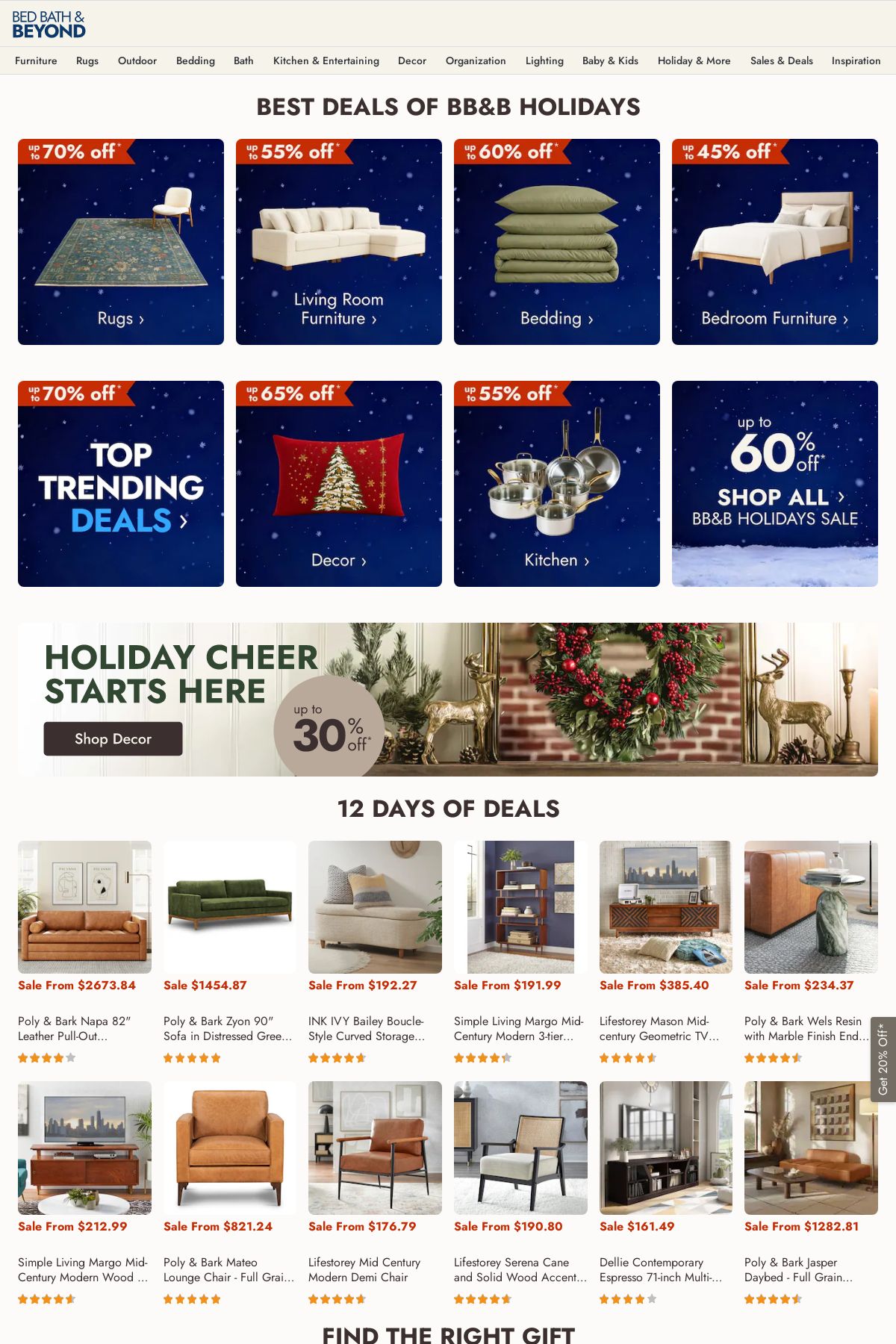 Weekly ad Bed Bath & Beyond 12/08/2025 - 12/17/2025