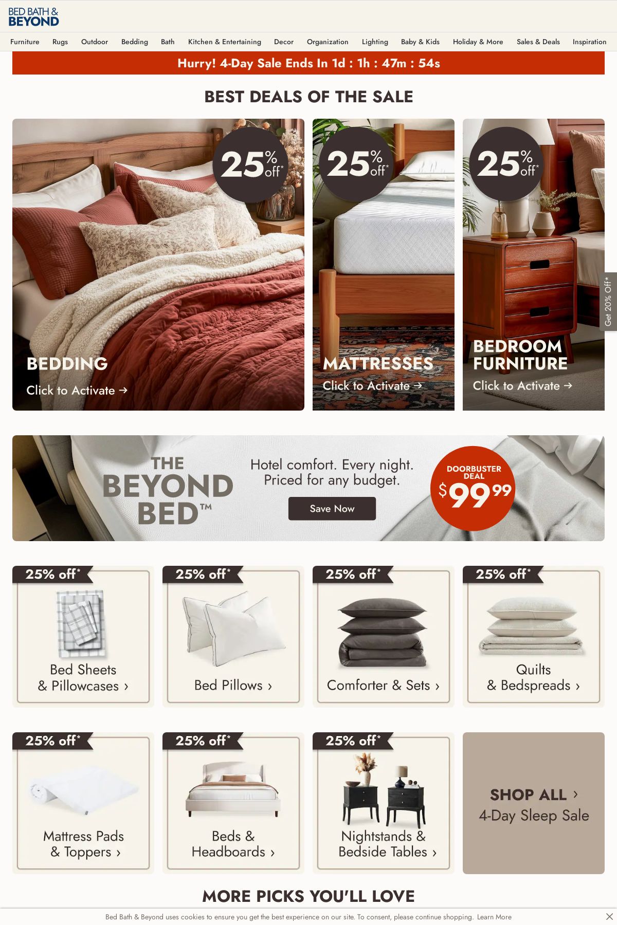 Weekly ad Bed Bath & Beyond 10/20/2025 - 10/29/2025