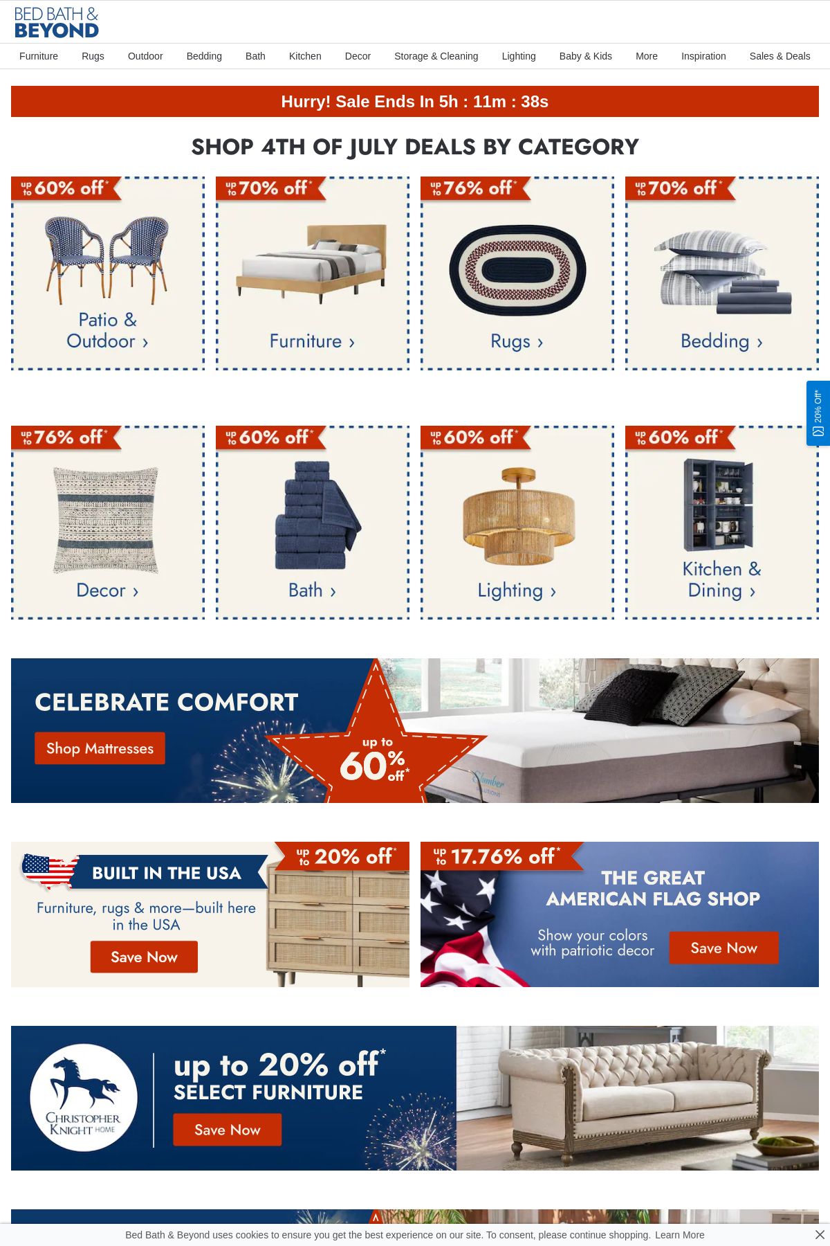 Weekly ad Bed Bath & Beyond 07/07/2025 - 07/16/2025