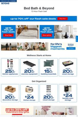 Weekly ad Bed Bath & Beyond 08/26/2024 - 09/04/2024