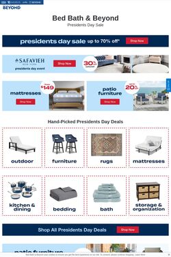 Weekly ad Bed Bath & Beyond 02/17/2025 - 02/26/2025