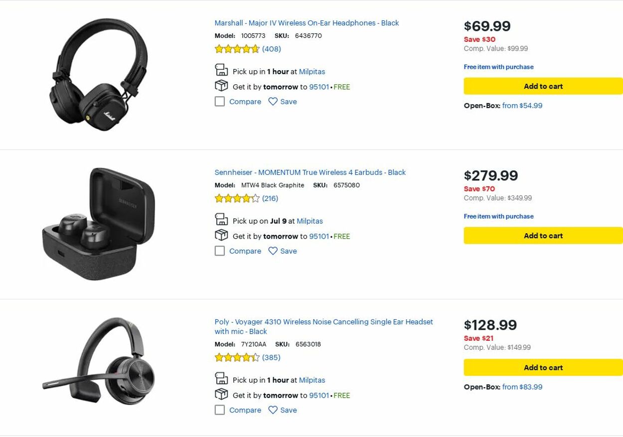 Weekly ad Best Buy 07/01/2025 - 07/31/2025