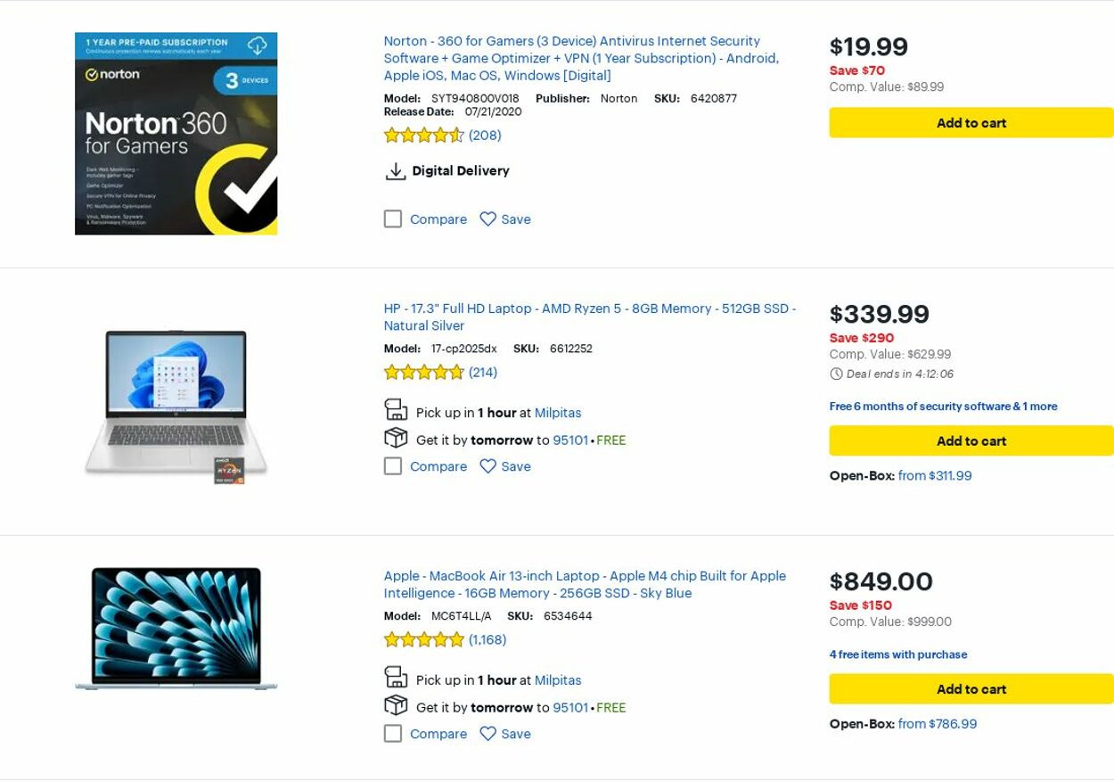 Weekly ad Best Buy 07/01/2025 - 07/31/2025