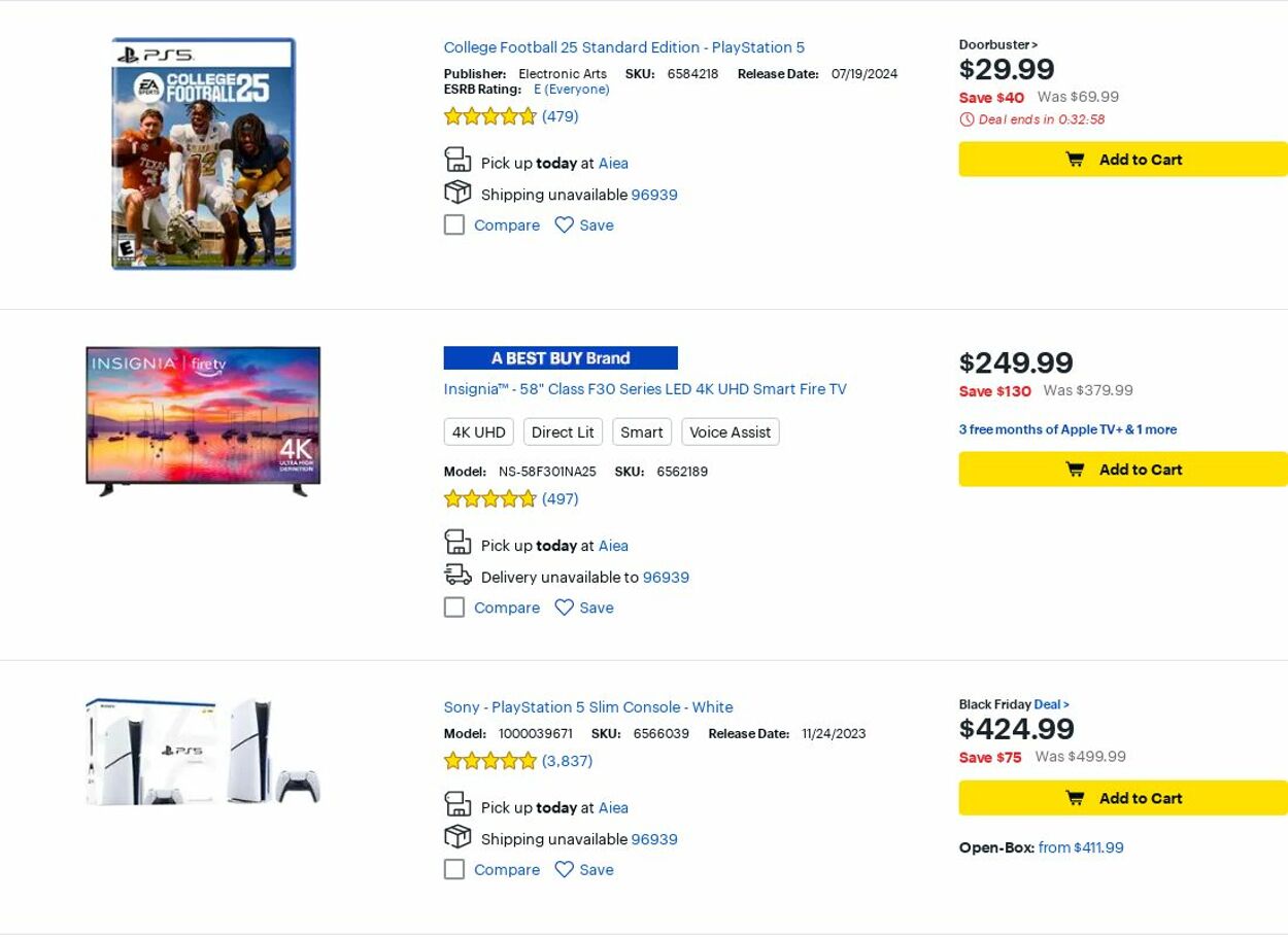 Weekly ad Best Buy 12/01/2024 - 12/31/2024