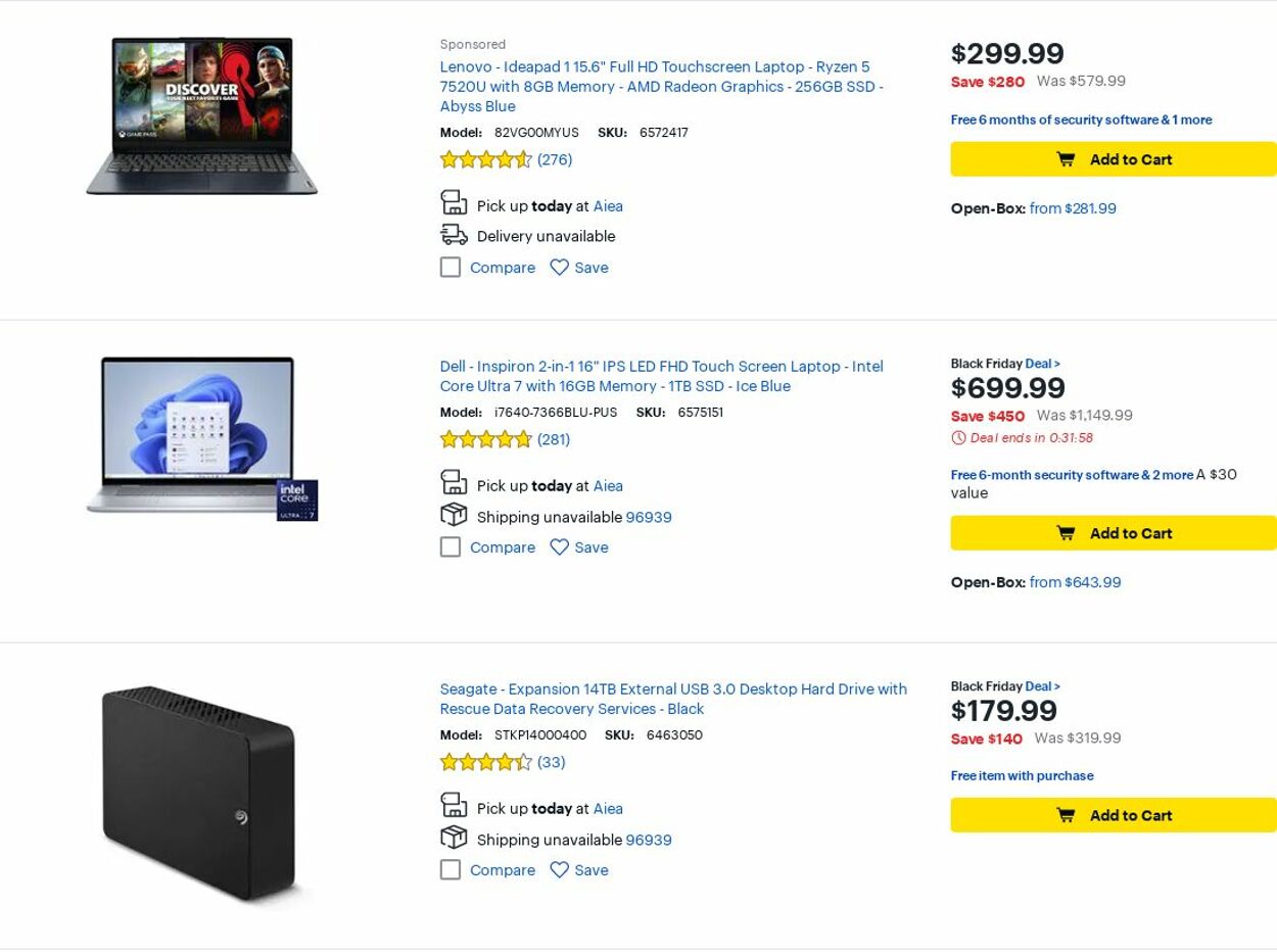 Weekly ad Best Buy 12/01/2024 - 12/31/2024