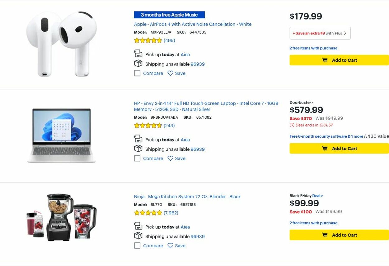 Weekly ad Best Buy 12/01/2024 - 12/31/2024