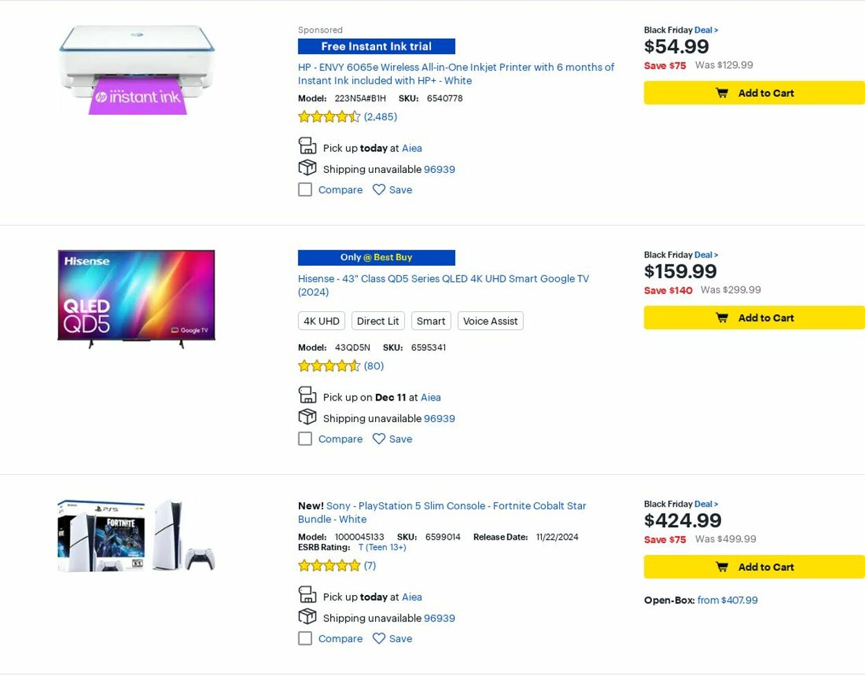 Weekly ad Best Buy 12/01/2024 - 12/31/2024