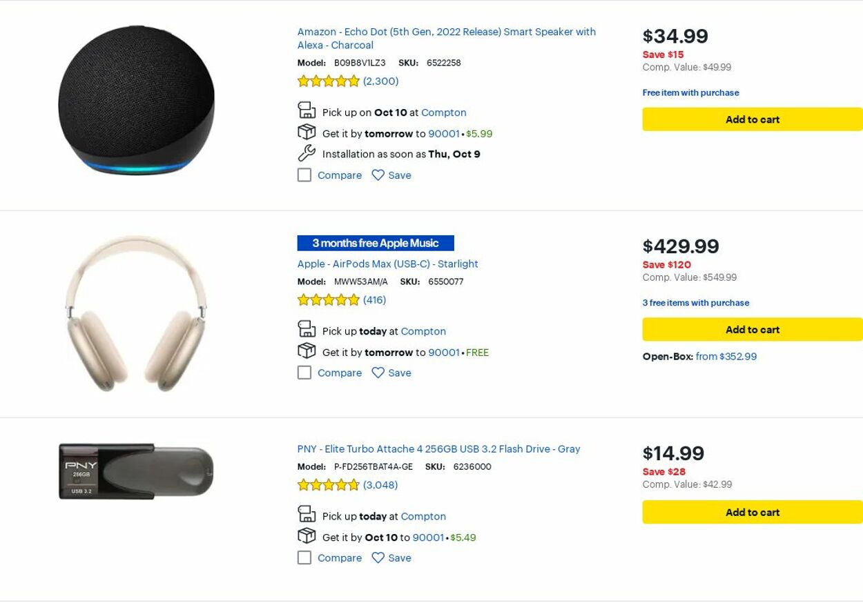 Weekly ad Best Buy 10/01/2025 - 10/31/2025