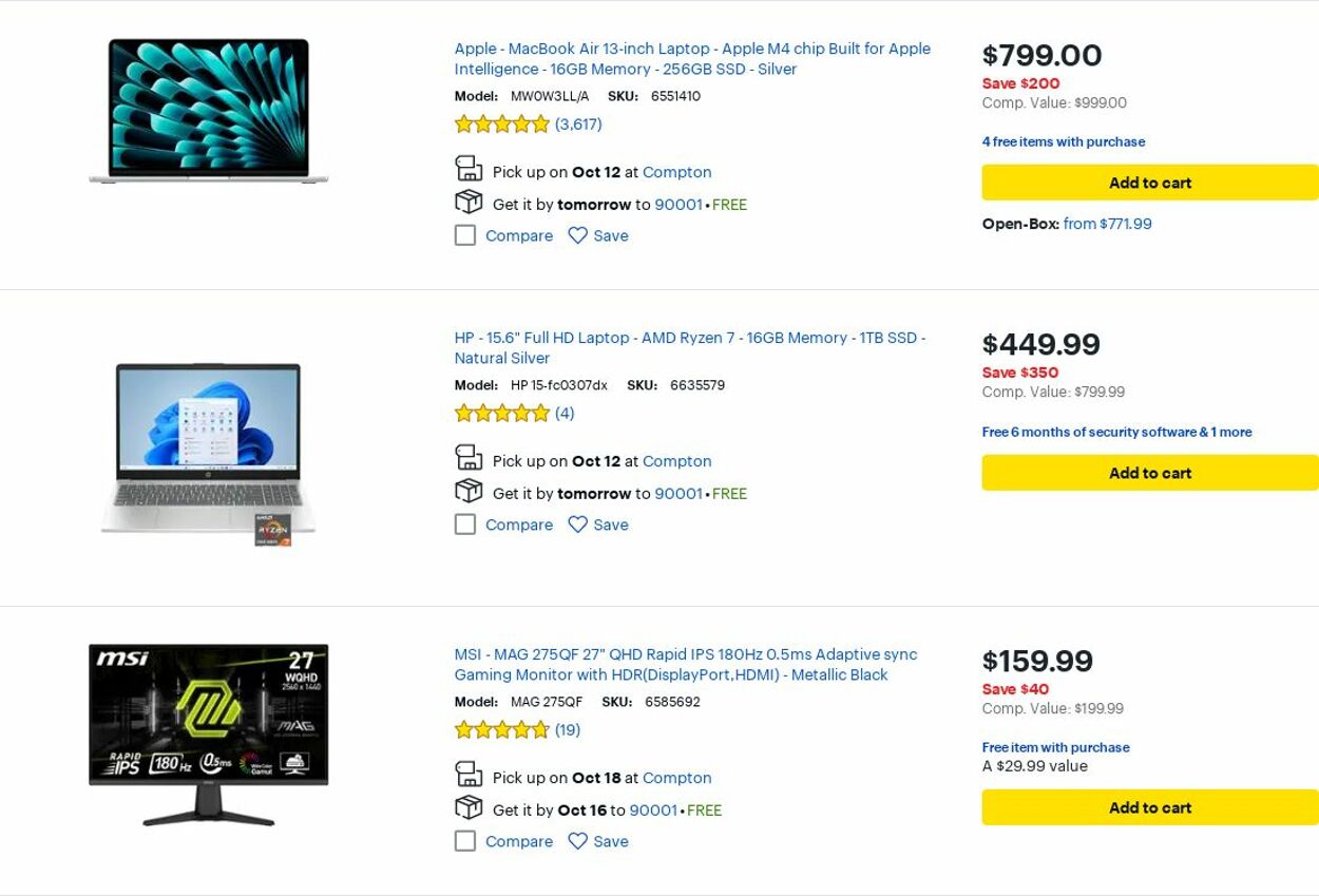 Weekly ad Best Buy 10/01/2025 - 10/31/2025
