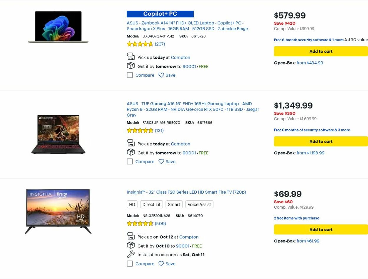 Weekly ad Best Buy 10/01/2025 - 10/31/2025