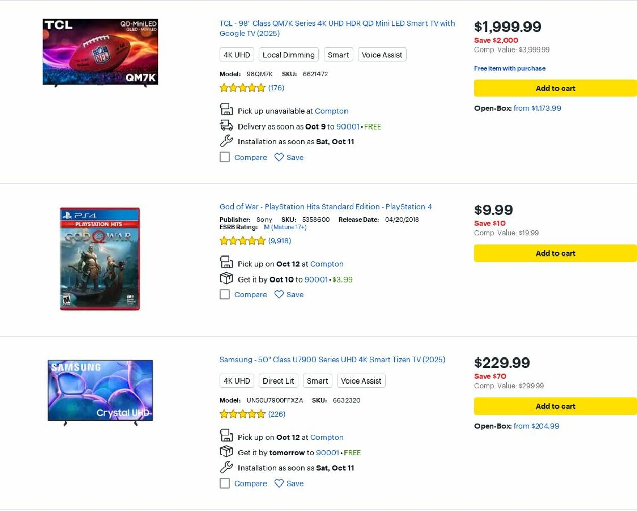 Weekly ad Best Buy 10/01/2025 - 10/31/2025