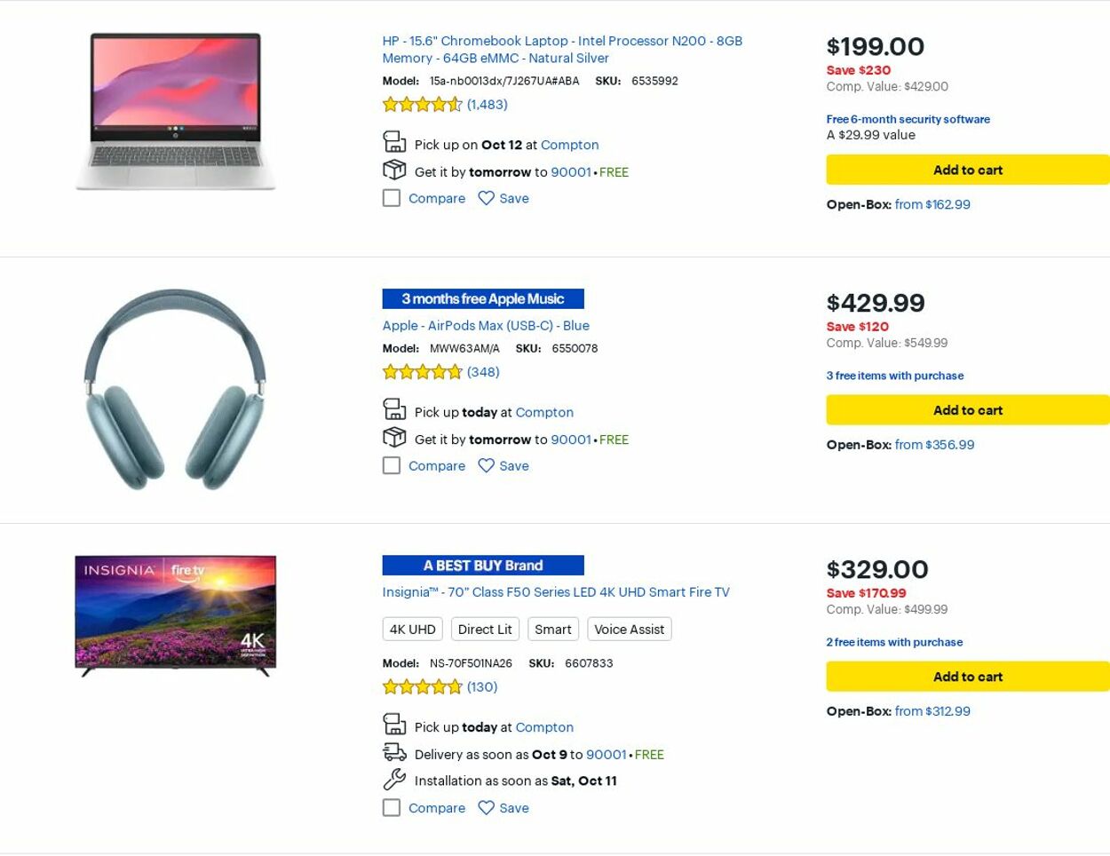 Weekly ad Best Buy 10/01/2025 - 10/31/2025