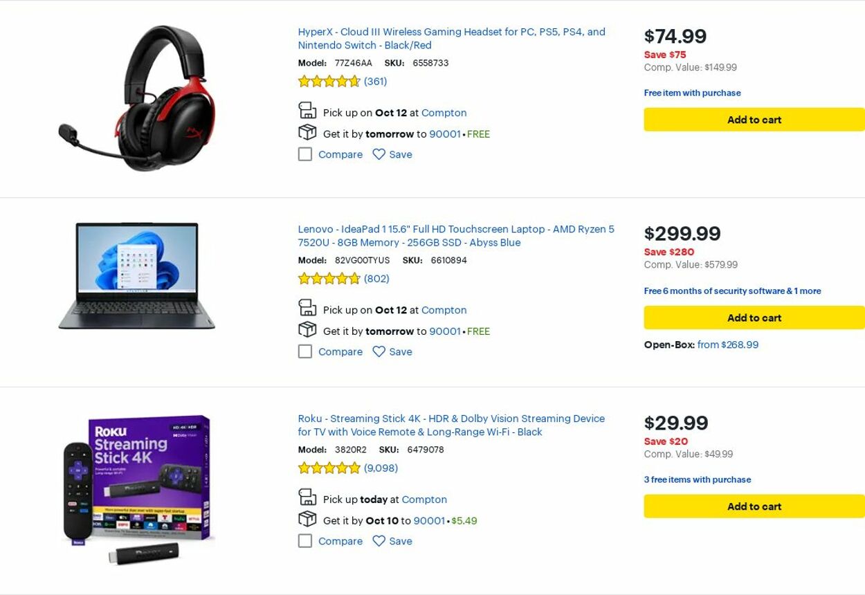 Weekly ad Best Buy 10/01/2025 - 10/31/2025