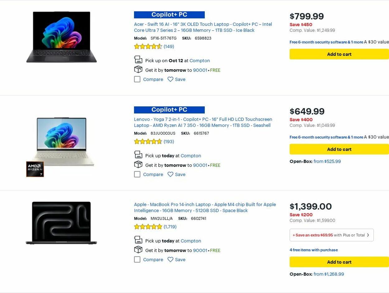 Weekly ad Best Buy 10/01/2025 - 10/31/2025