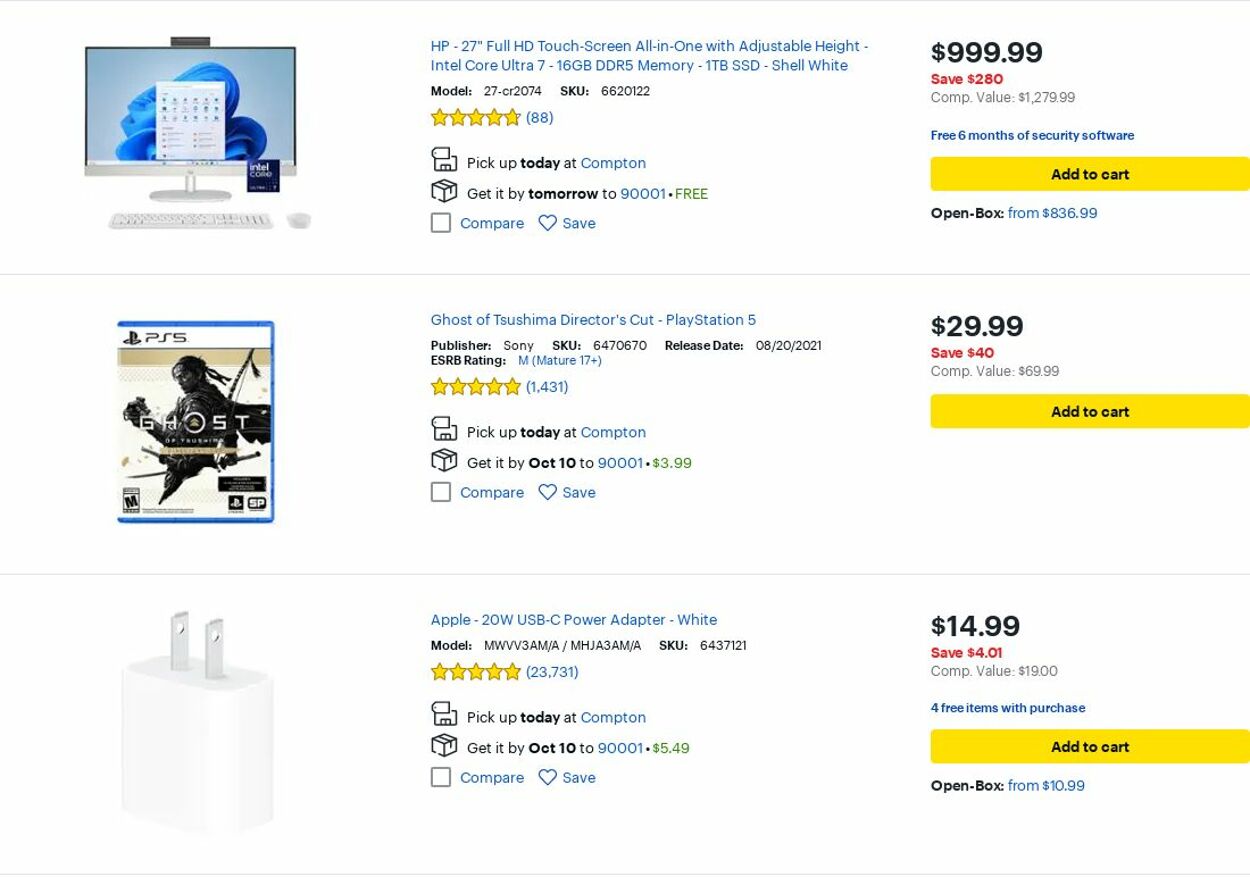 Weekly ad Best Buy 10/01/2025 - 10/31/2025