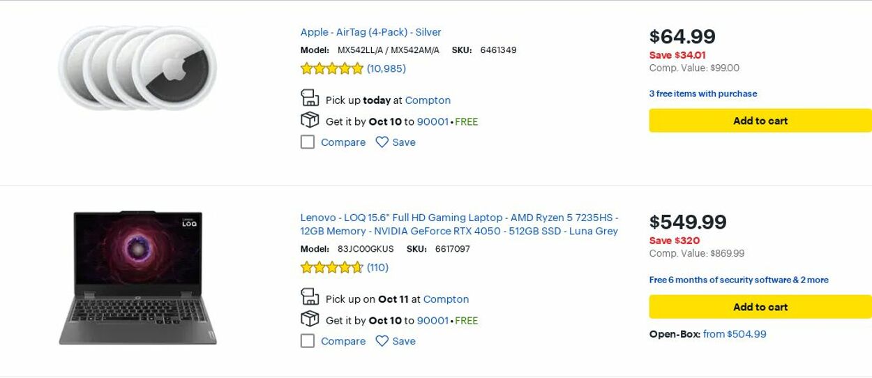 Weekly ad Best Buy 10/01/2025 - 10/31/2025
