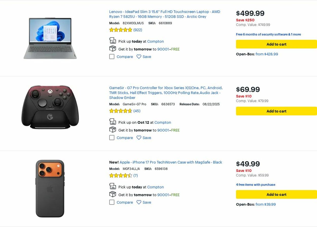 Weekly ad Best Buy 10/01/2025 - 10/31/2025