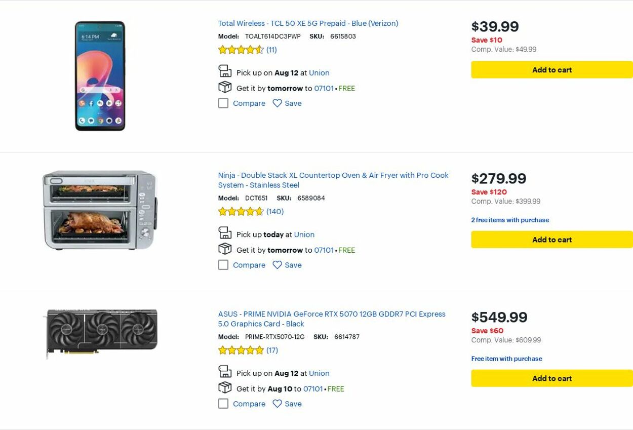 Weekly ad Best Buy 08/01/2025 - 08/31/2025