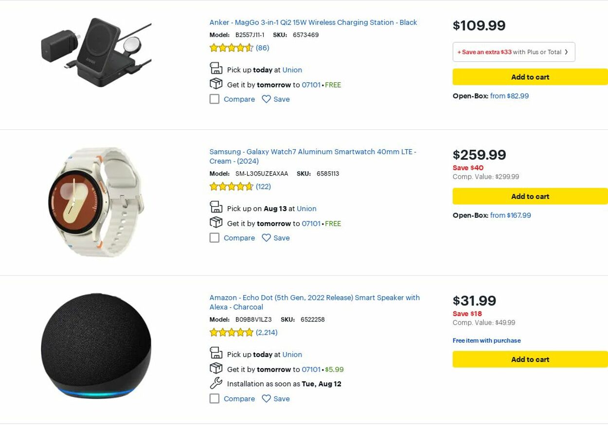 Weekly ad Best Buy 08/01/2025 - 08/31/2025
