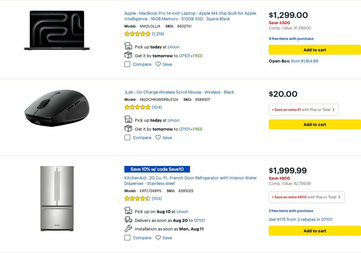 Weekly ad Best Buy 08/01/2025 - 08/31/2025