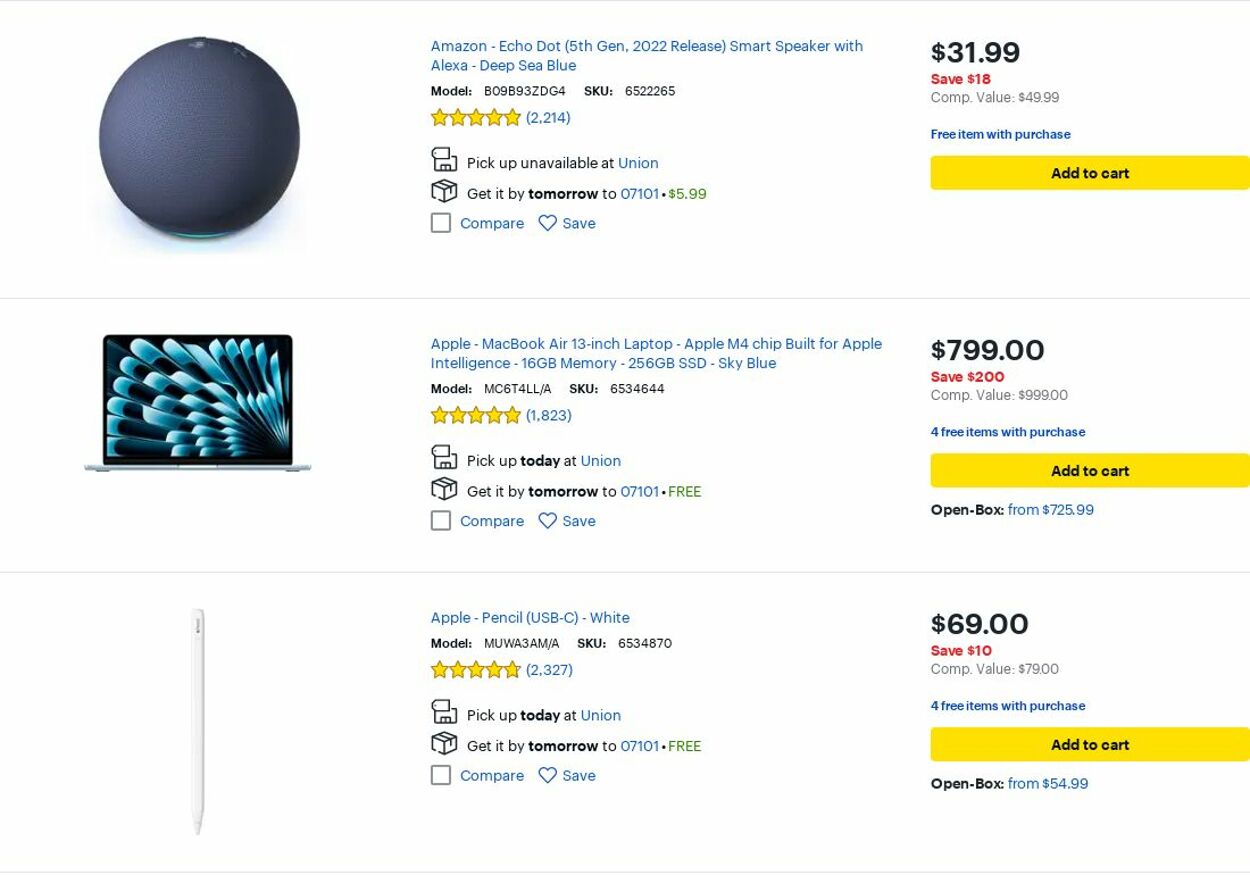Weekly ad Best Buy 08/01/2025 - 08/31/2025