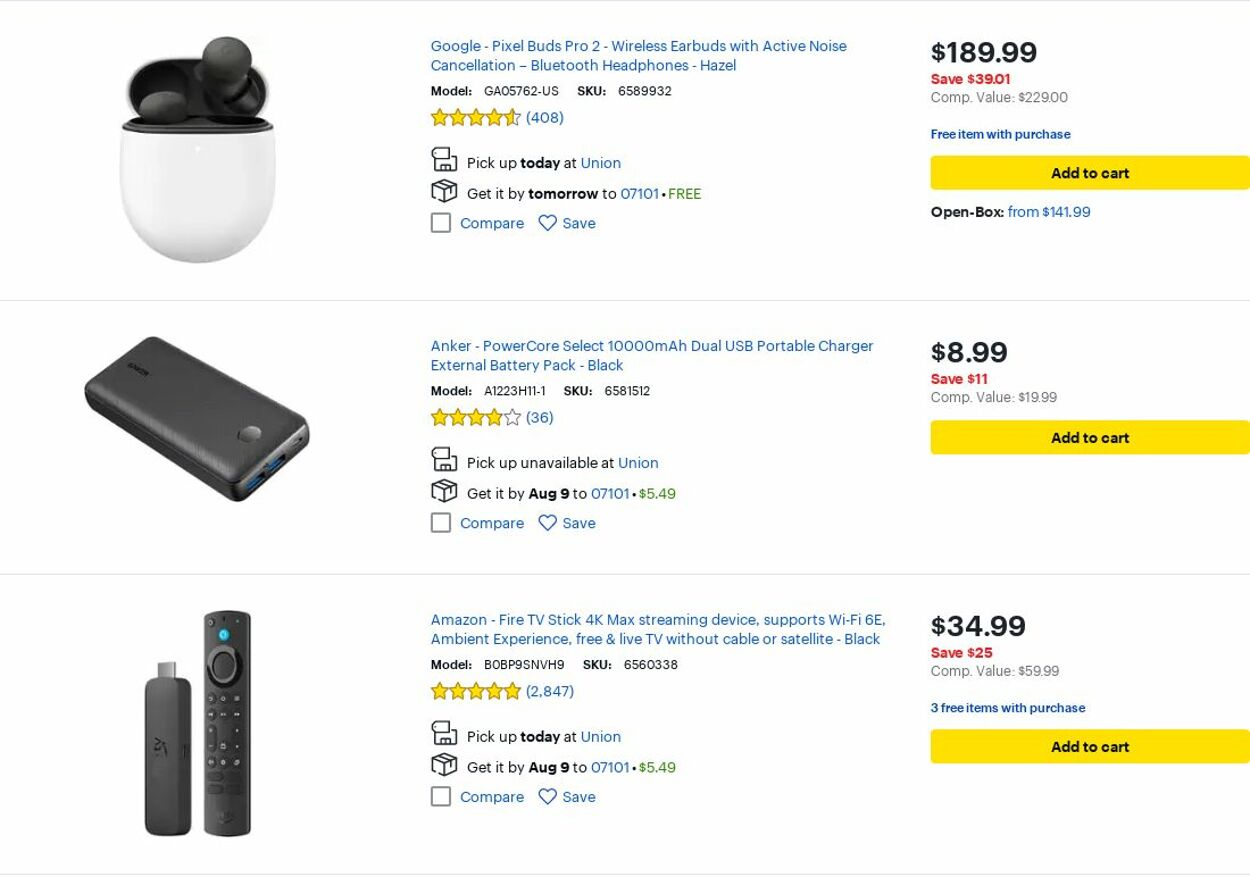 Weekly ad Best Buy 08/01/2025 - 08/31/2025