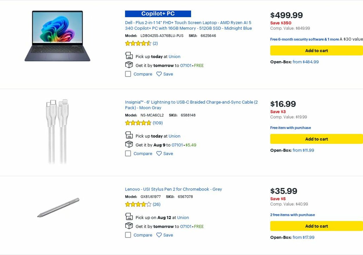 Weekly ad Best Buy 08/01/2025 - 08/31/2025