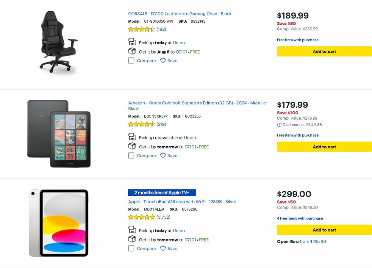 Weekly ad Best Buy 08/01/2025 - 08/31/2025