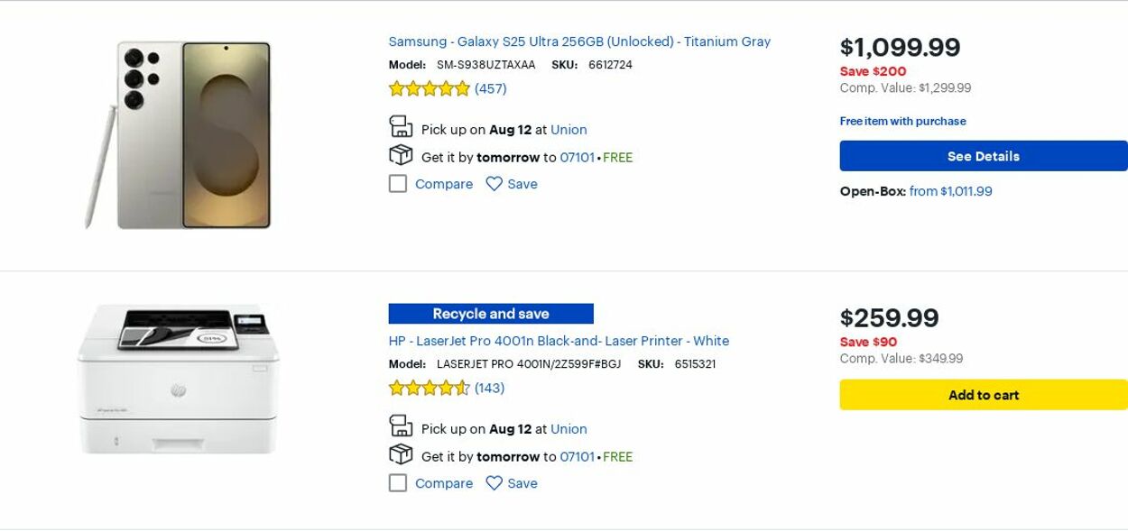 Weekly ad Best Buy 08/01/2025 - 08/31/2025