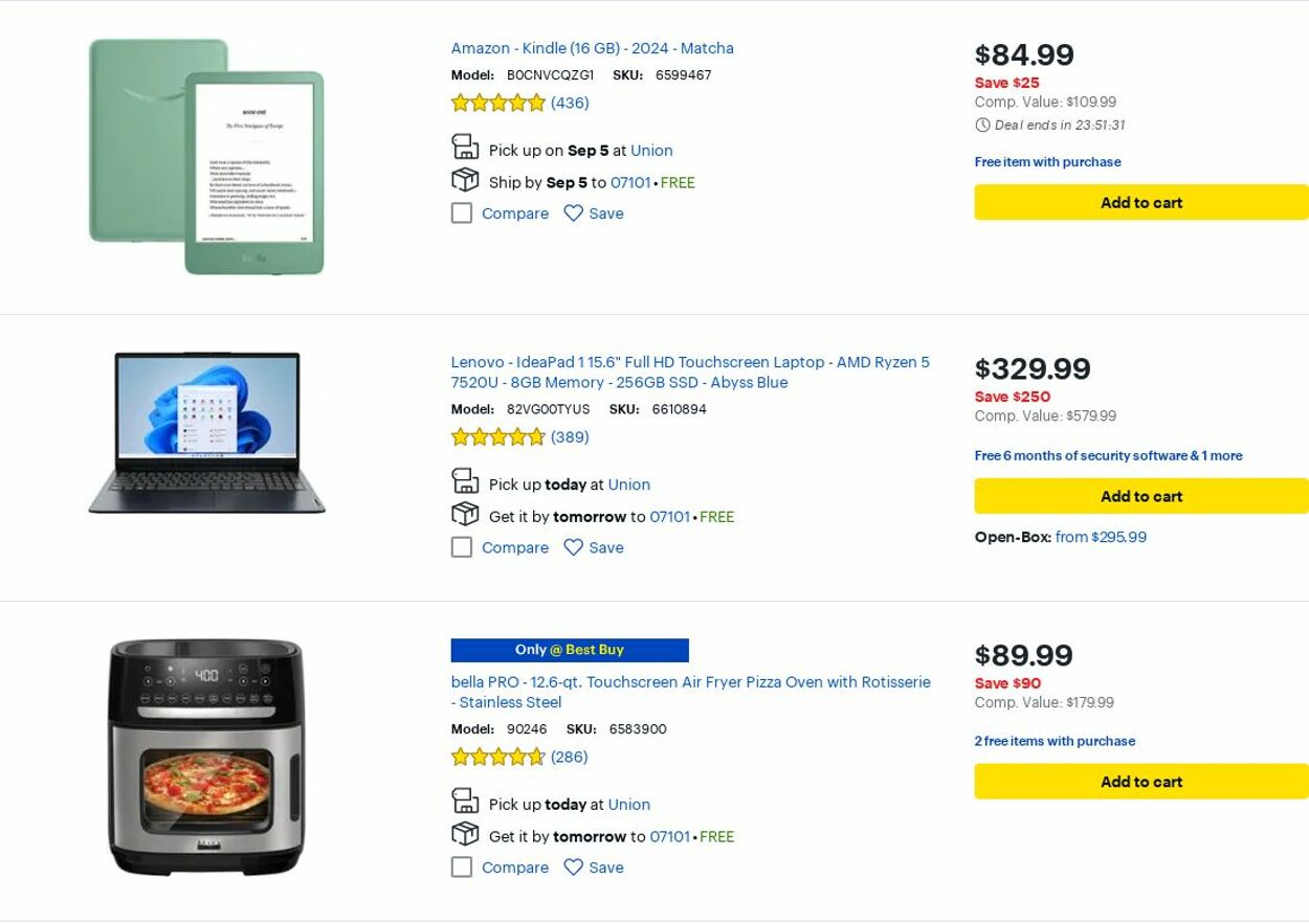 Weekly ad Best Buy 08/01/2025 - 08/31/2025