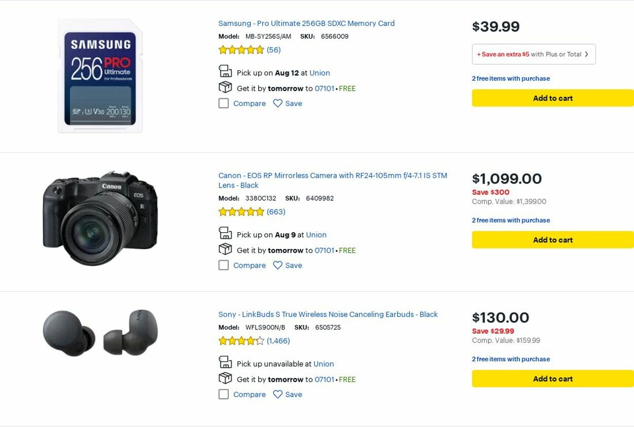 Weekly ad Best Buy 08/01/2025 - 08/31/2025