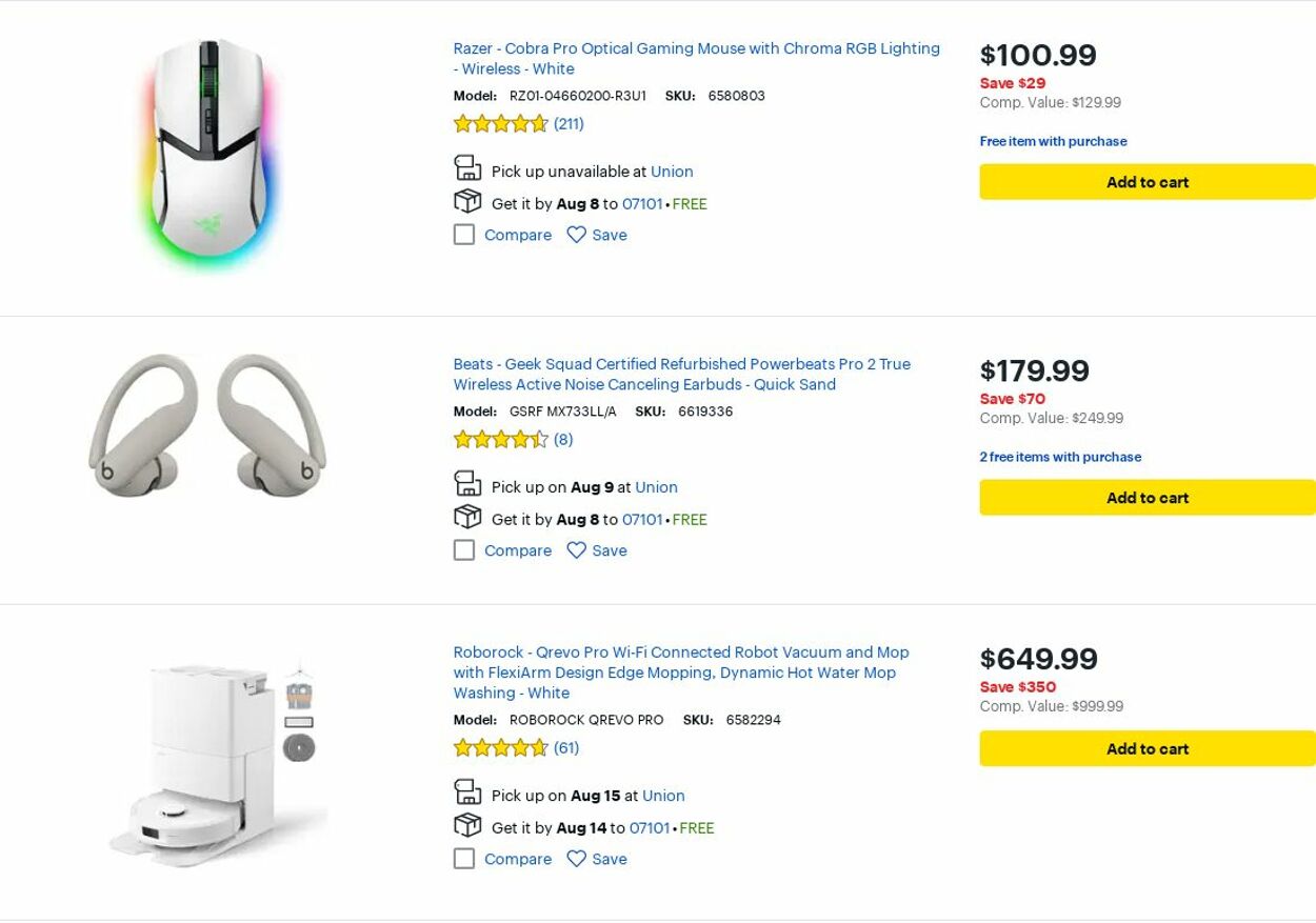 Weekly ad Best Buy 08/01/2025 - 08/31/2025
