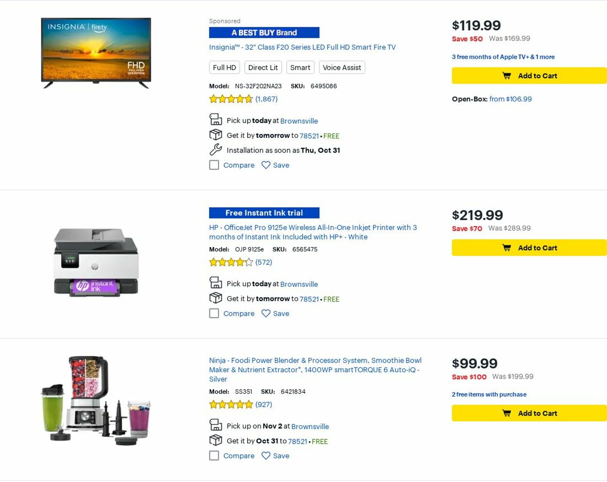 Weekly ad Best Buy 10/01/2024 - 10/31/2024