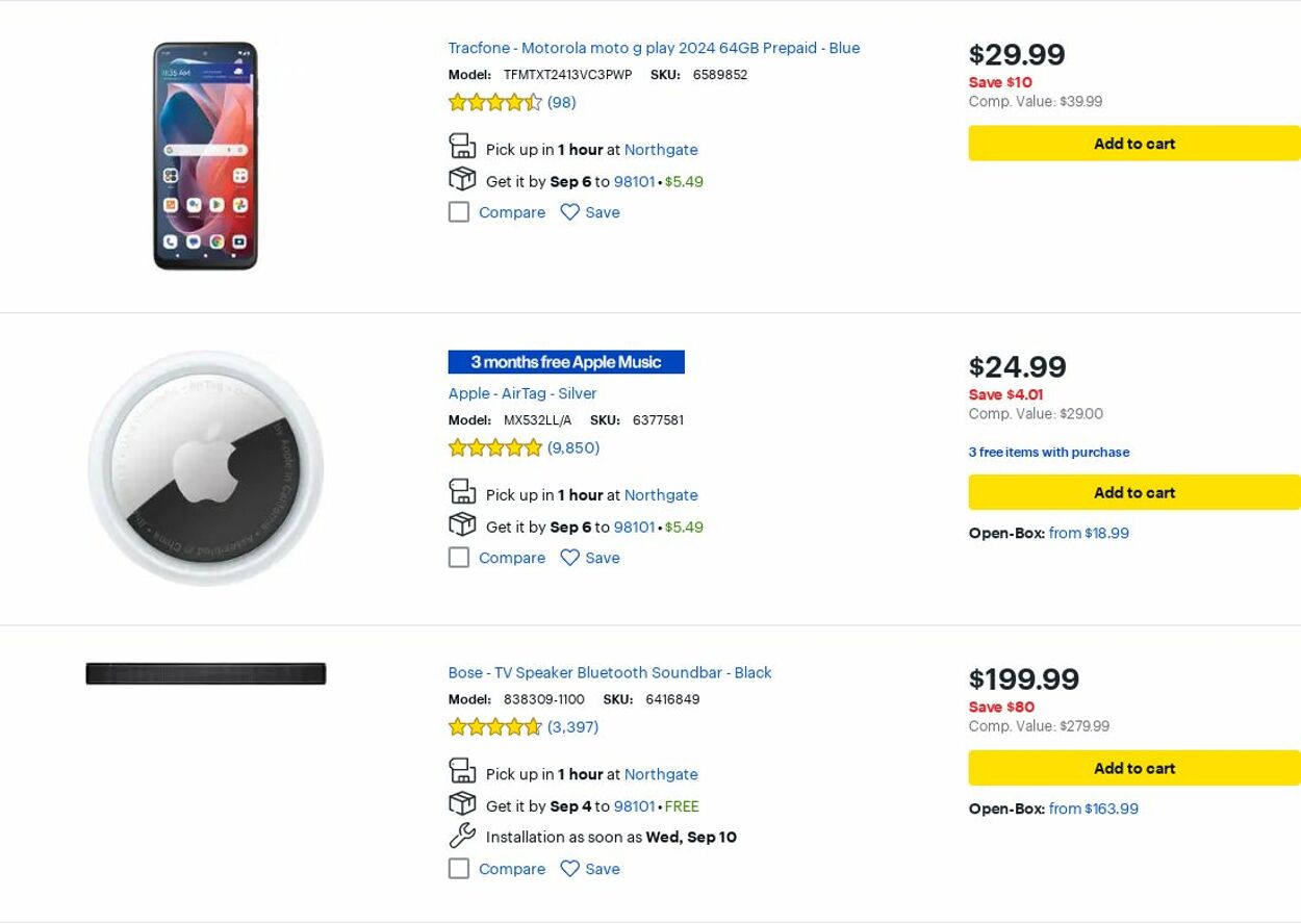 Weekly ad Best Buy 09/01/2025 - 09/30/2025