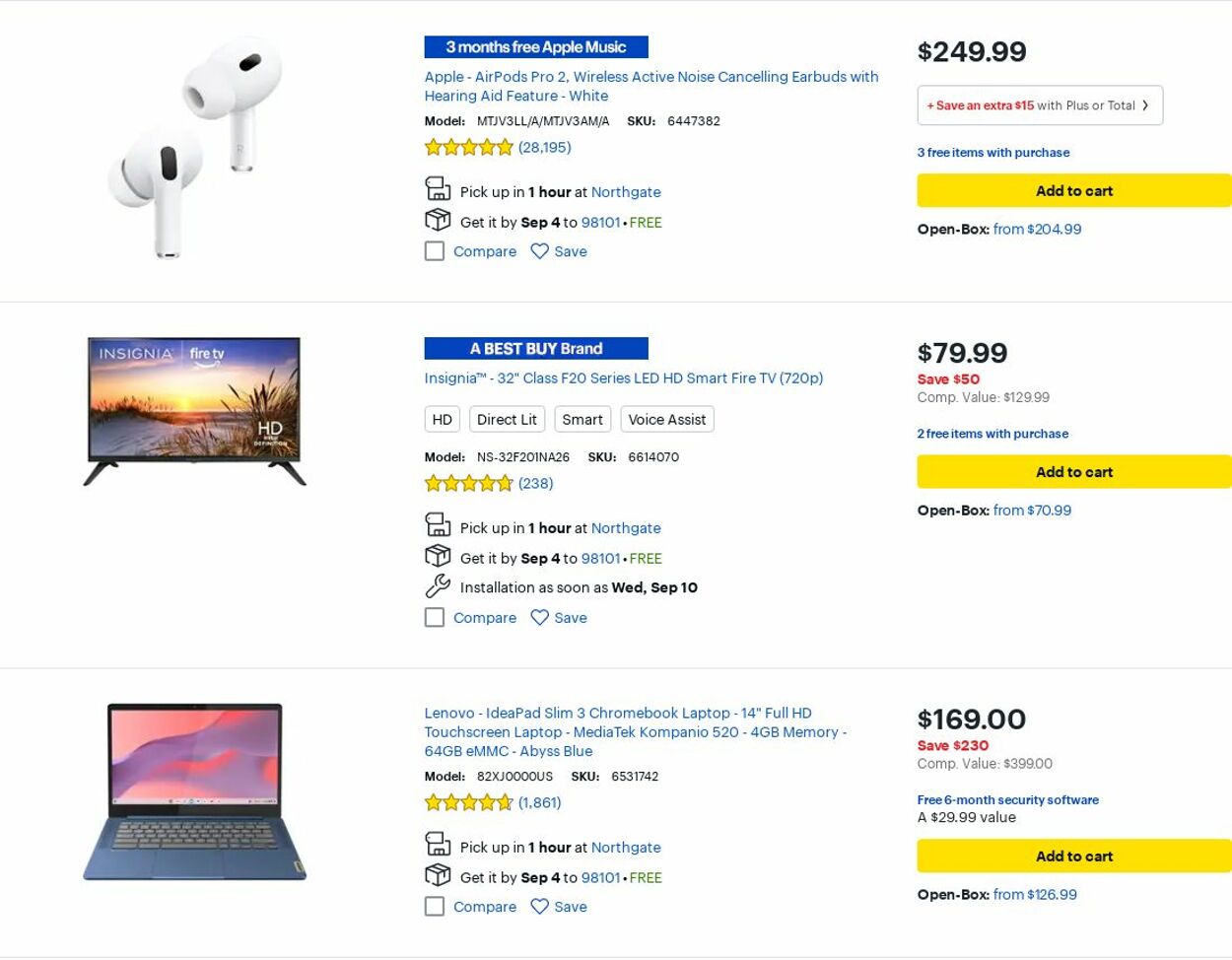 Weekly ad Best Buy 09/01/2025 - 09/30/2025