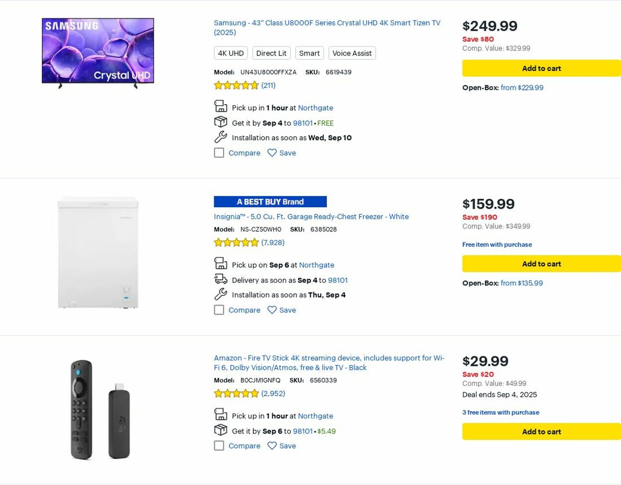 Weekly ad Best Buy 09/01/2025 - 09/30/2025