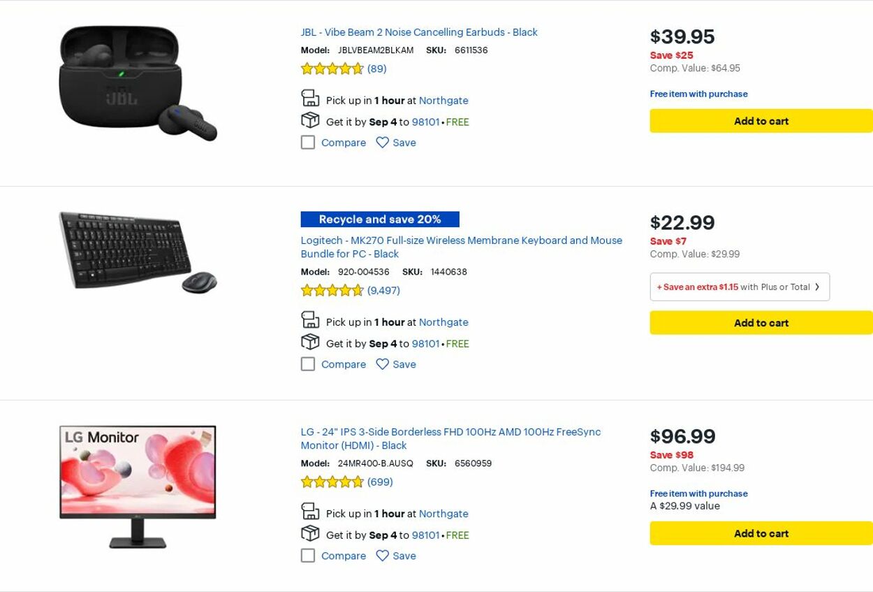 Weekly ad Best Buy 09/01/2025 - 09/30/2025