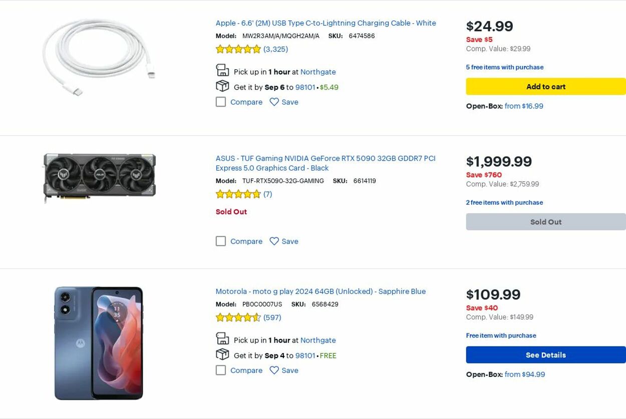 Weekly ad Best Buy 09/01/2025 - 09/30/2025