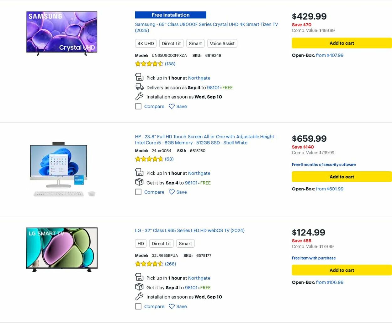 Weekly ad Best Buy 09/01/2025 - 09/30/2025