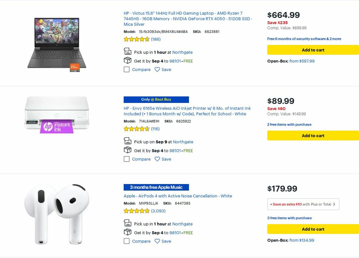 Weekly ad Best Buy 09/01/2025 - 09/30/2025