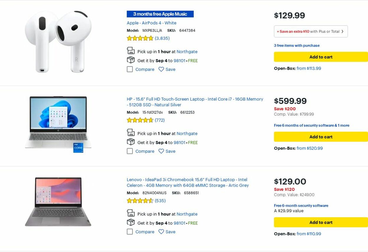 Weekly ad Best Buy 09/01/2025 - 09/30/2025