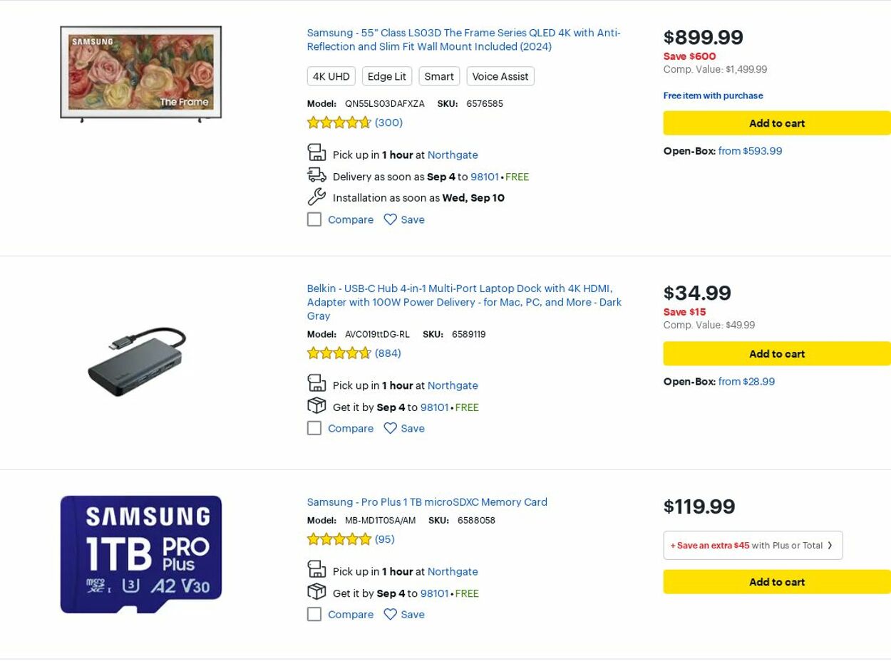 Weekly ad Best Buy 09/01/2025 - 09/30/2025