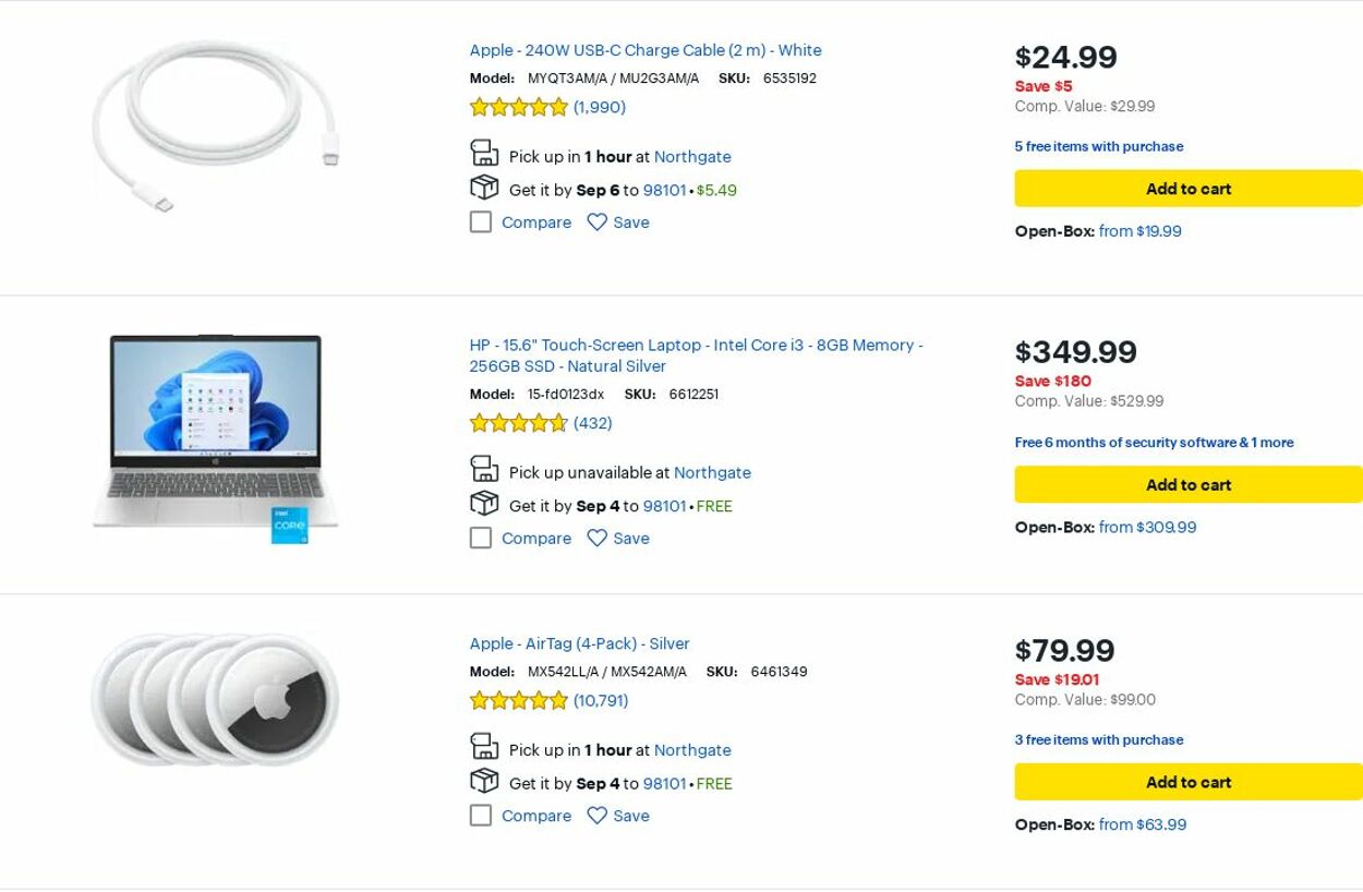 Weekly ad Best Buy 09/01/2025 - 09/30/2025