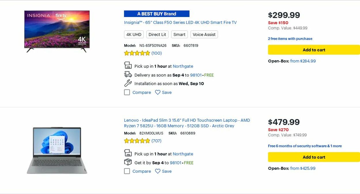 Weekly ad Best Buy 09/01/2025 - 09/30/2025