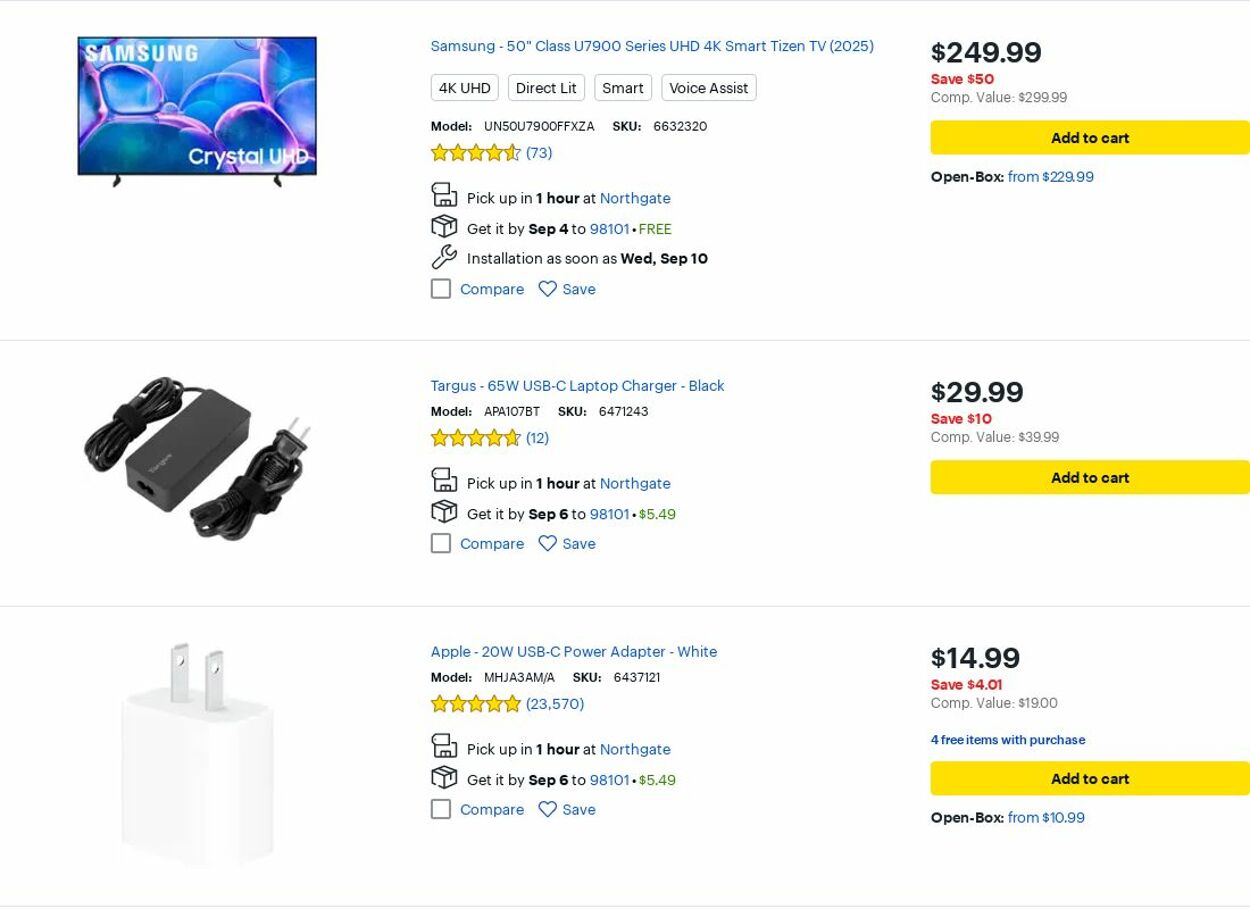 Weekly ad Best Buy 09/01/2025 - 09/30/2025
