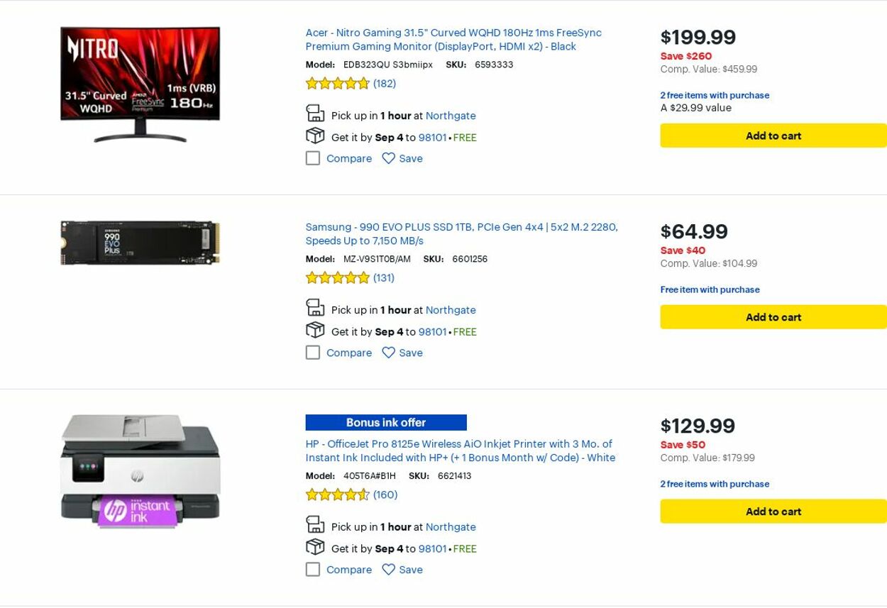Weekly ad Best Buy 09/01/2025 - 09/30/2025