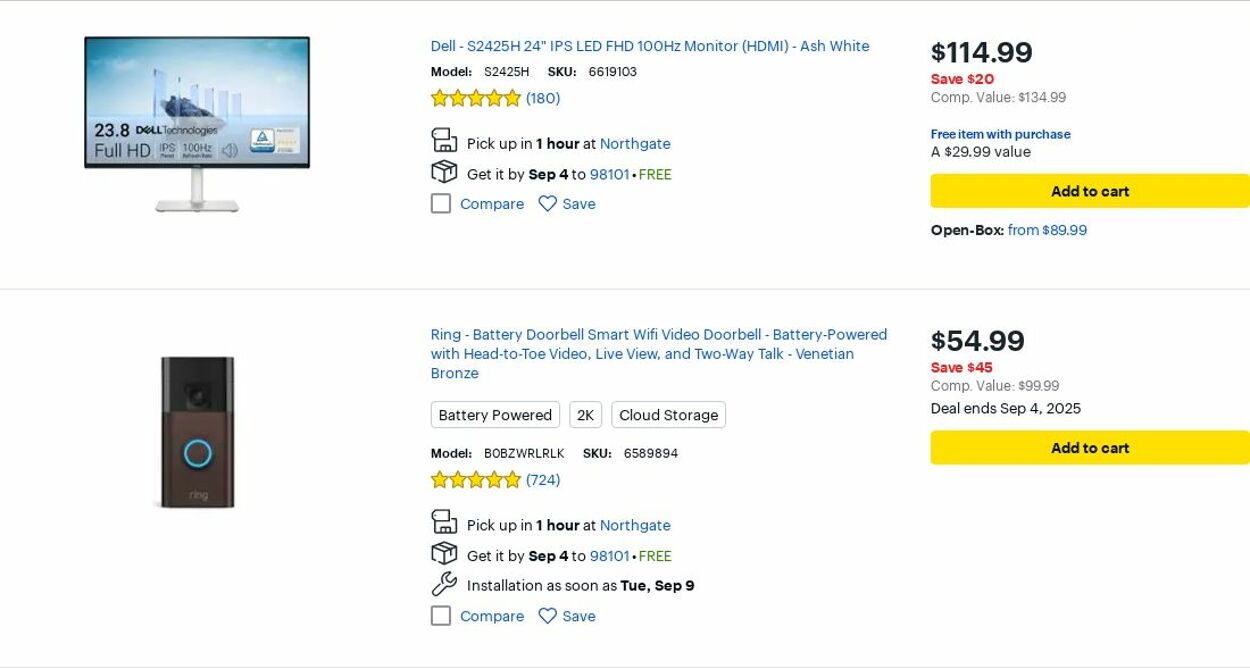 Weekly ad Best Buy 09/01/2025 - 09/30/2025
