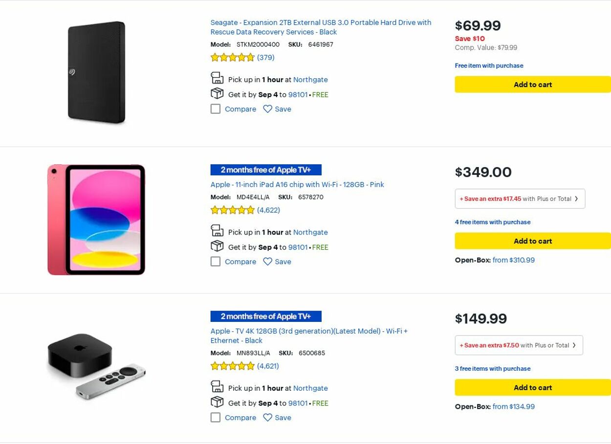 Weekly ad Best Buy 09/01/2025 - 09/30/2025